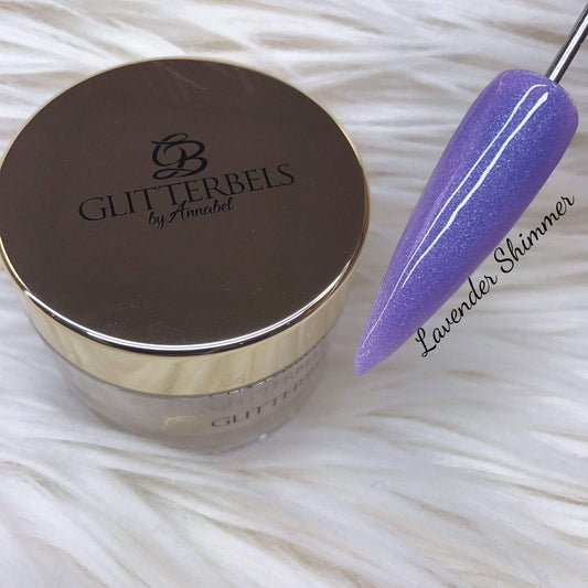 Glitterbels Acrylic Powder 28g - Iavender shimmer