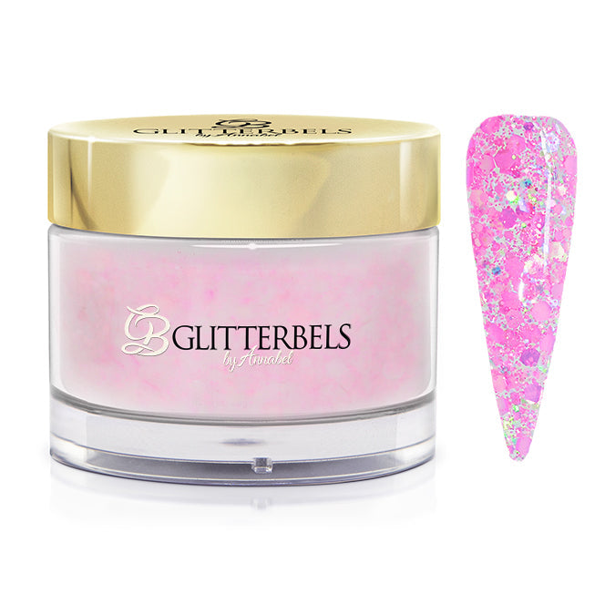 Glitterbels Acrylic Powder 28g -  Barbie's Heart