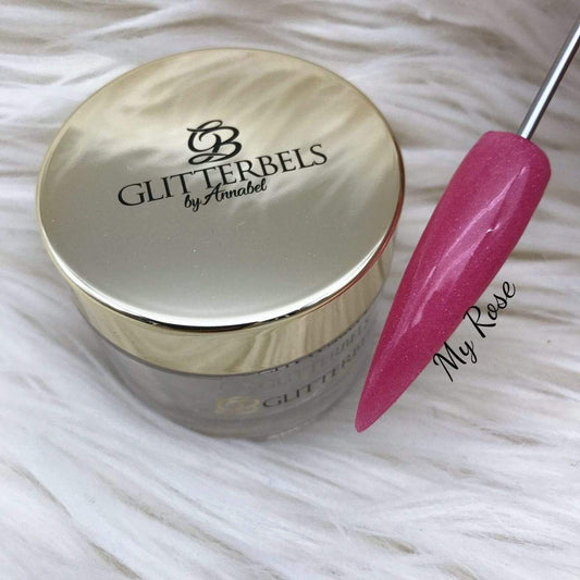 Glitterbels Acrylic Powder 28g -  My rose